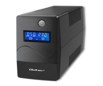 UPS (zasilacz awaryjny) QOLTEC UPS | Monolith | 650VA | 360W | LCD | USB | RJ45 53978